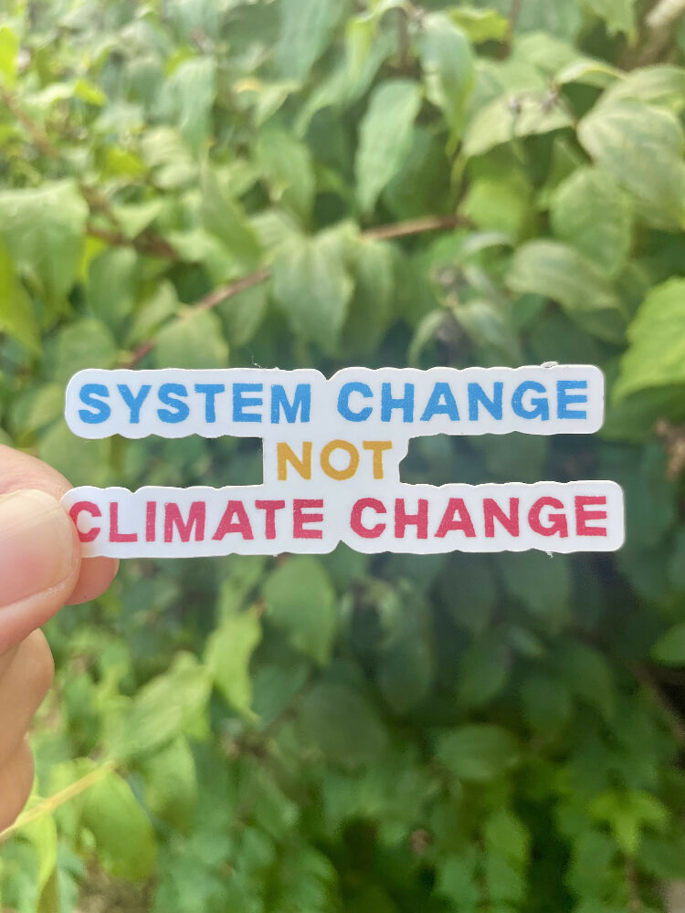 System Change Not Climate Change