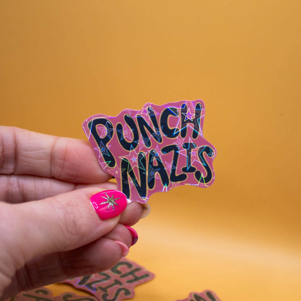 Punch Nazis Sticker