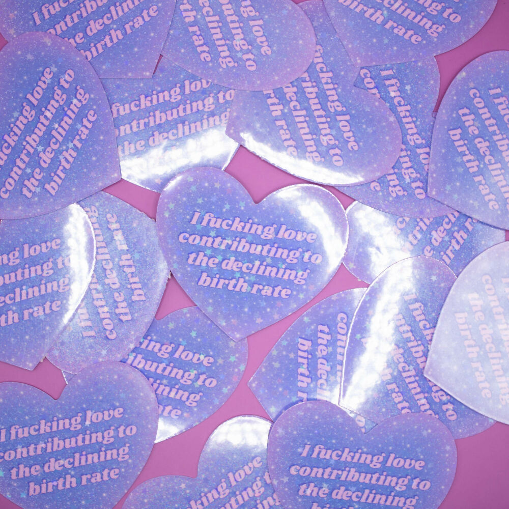 Declining Birth Rate Sticker