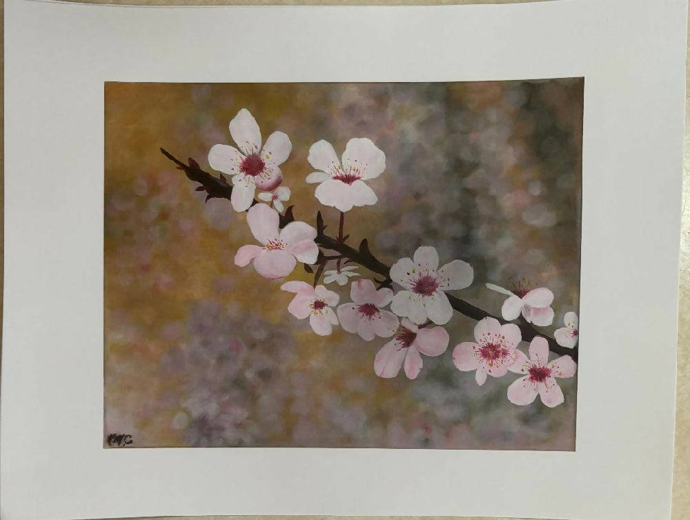 Archival print with white border