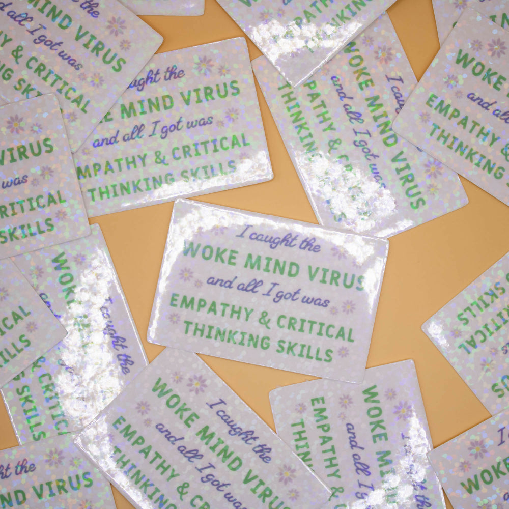 Woke Mind Virus Sticker
