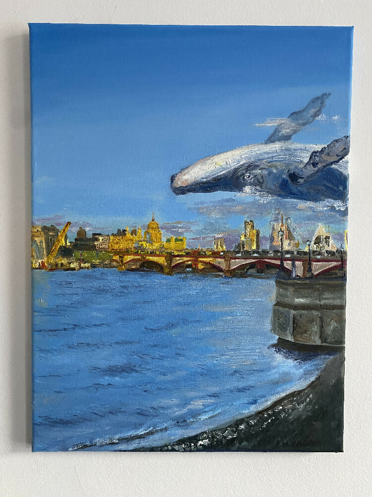 Whale Breach Over London