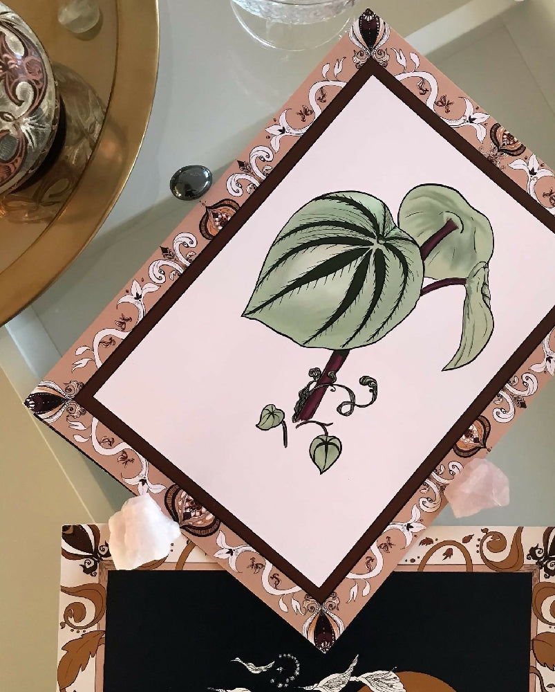 Floral Digital Illustration Print -Fantasia Floreale- A4plus print 2