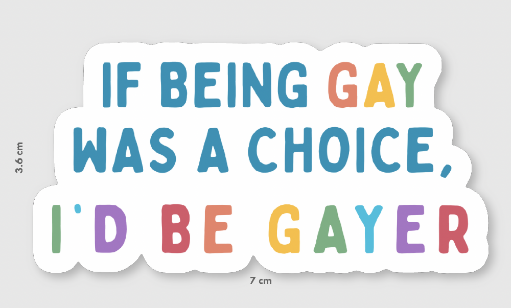 Queer Rights Vinyl Sticker LGBTQIA Pride Activist Decal