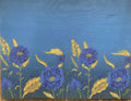 Nocturnal Flora fabric pattern print on canvas