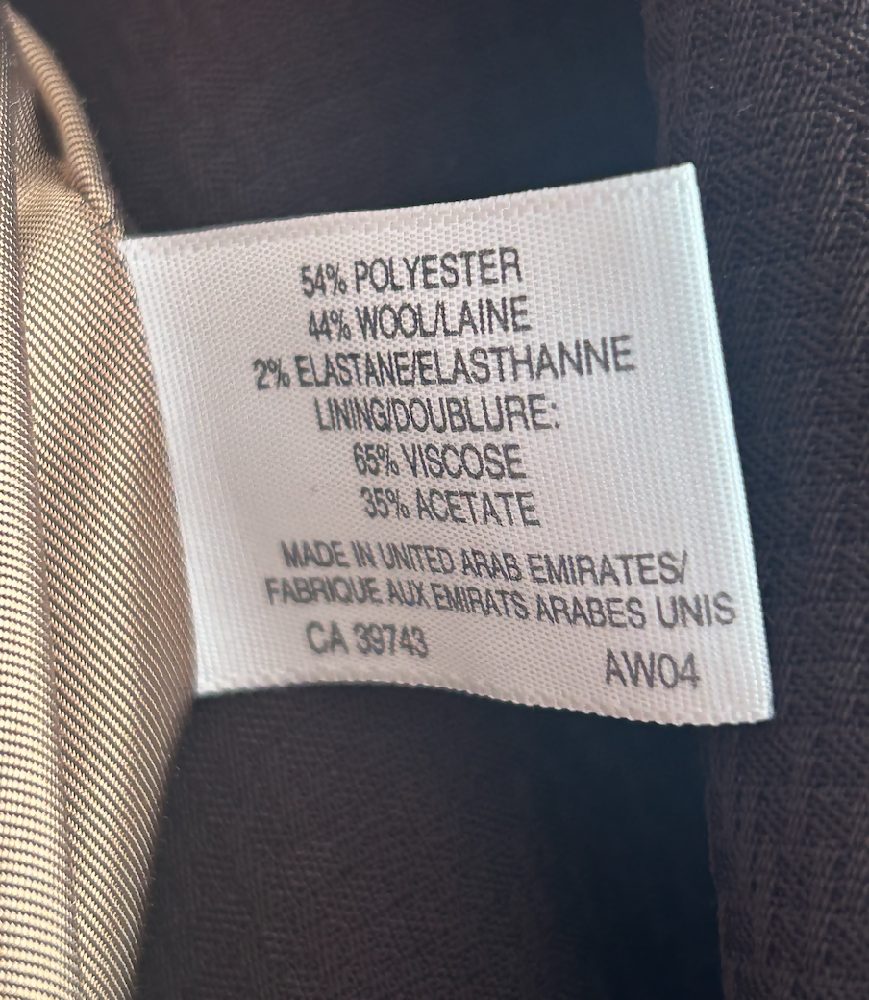 MINOSA PETITE BROWN BLAZER (UPCYCLED)