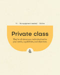 Private Yoga Class (Sustainer rate)