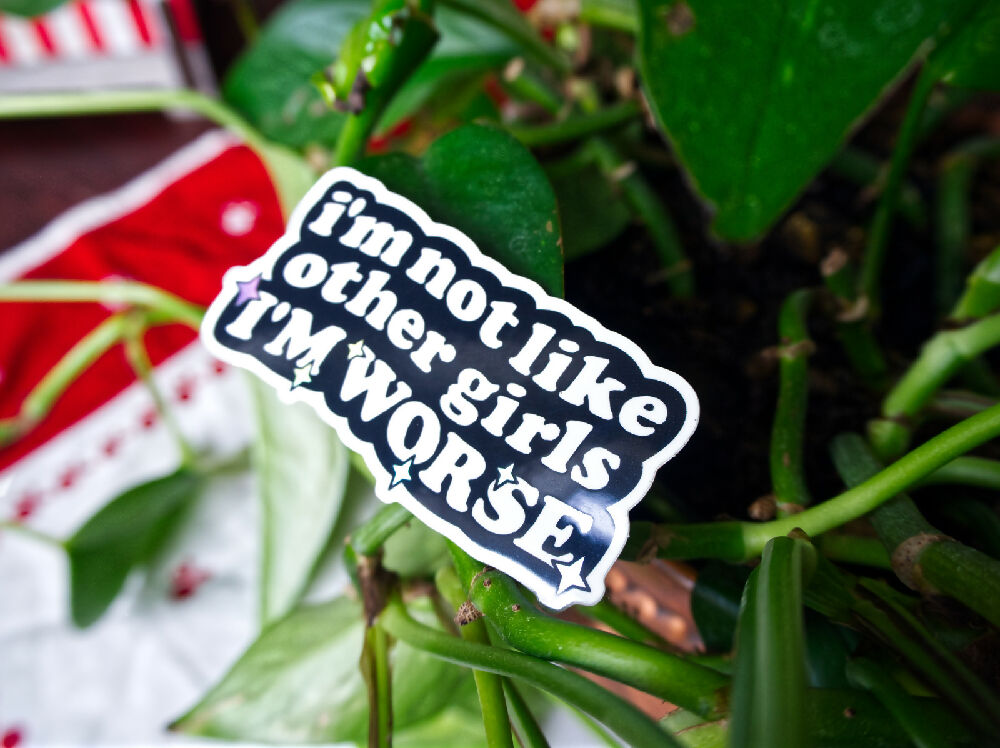 im not like other girls - sticker