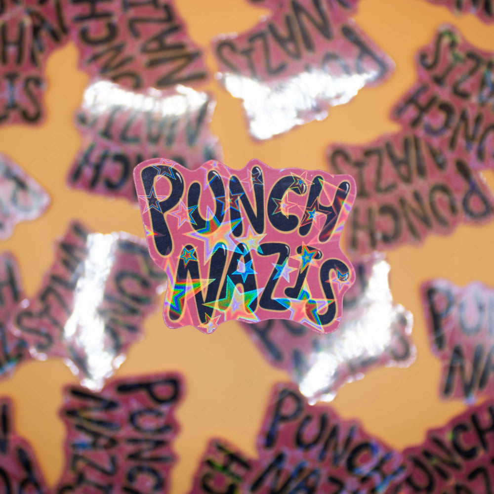Punch Nazis Sticker