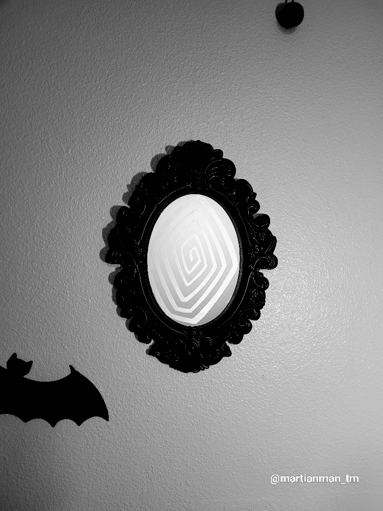 CURSED PORTAL Spiral Etched Mirror
