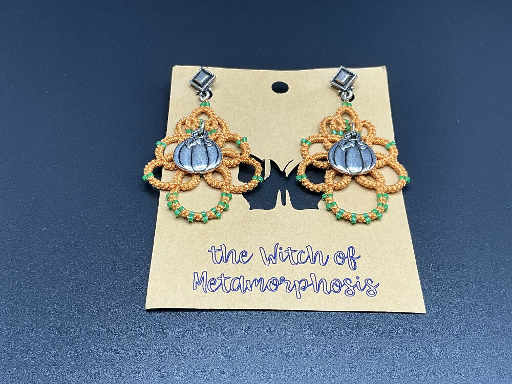 Pumpkin Earrings