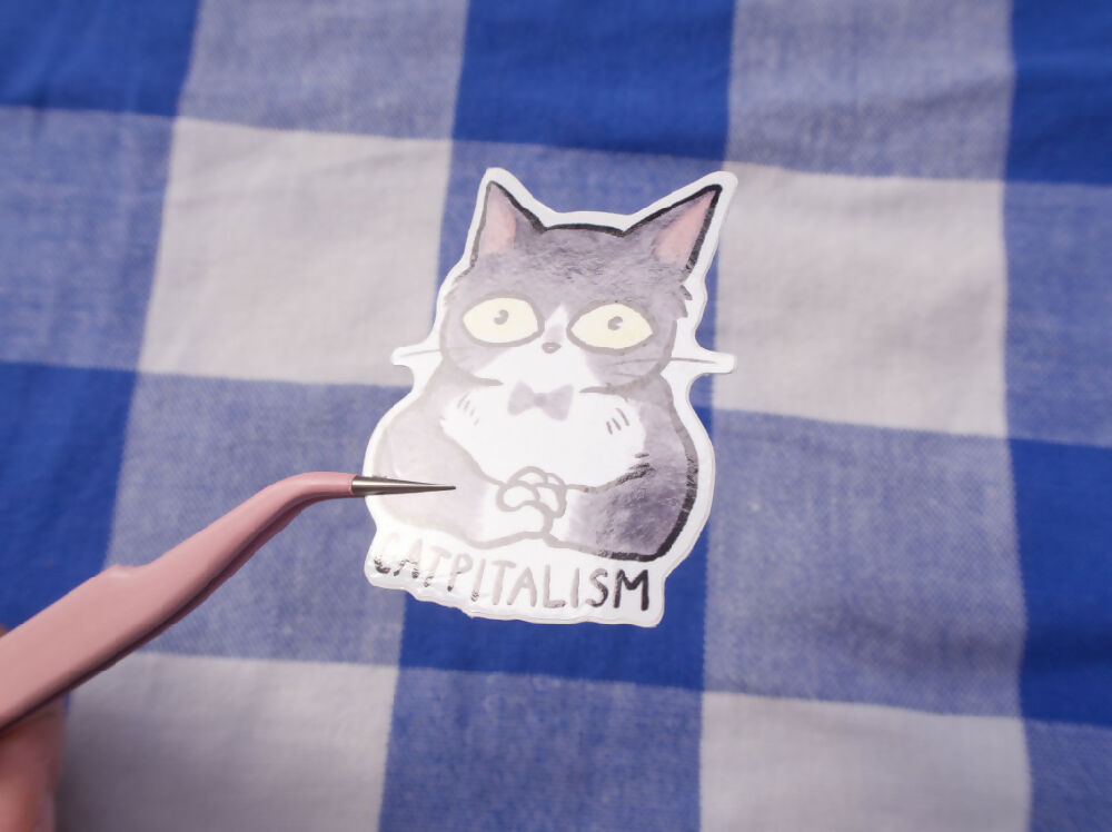CATpitalism - cat meme sticker