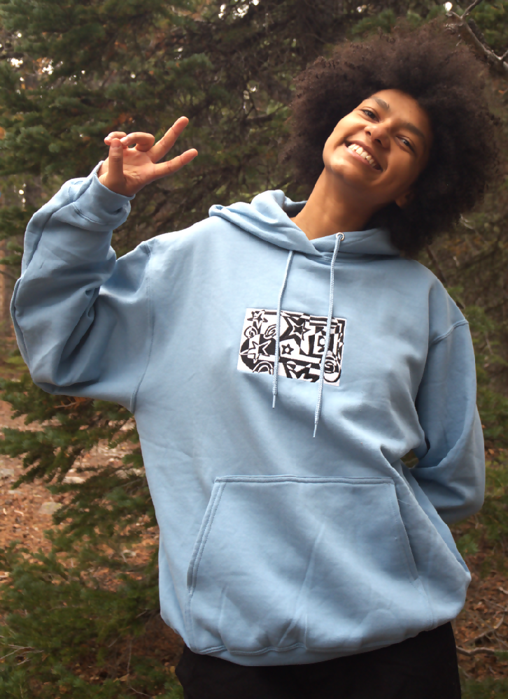 Mod Parade Embroidered Hoodie