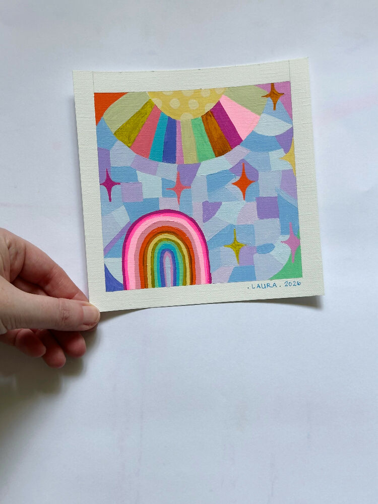 Happiness Square 6 Tiny Artwork