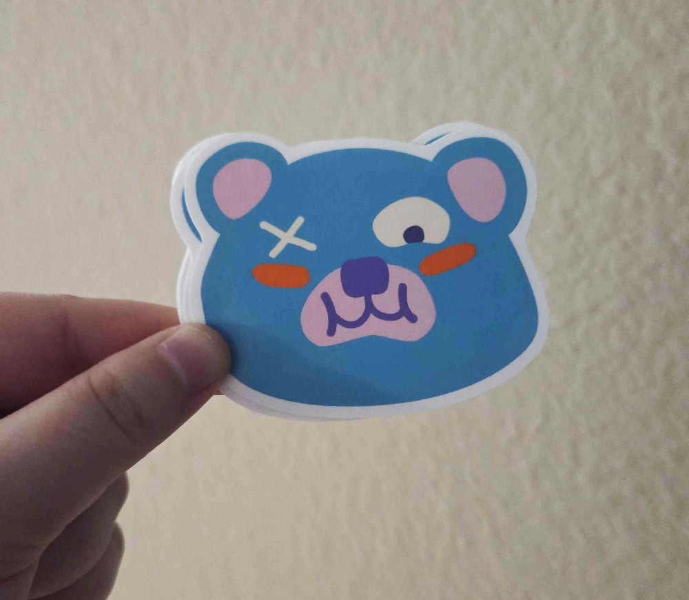 Cute Glossy JUMBO Stickers Original Characters