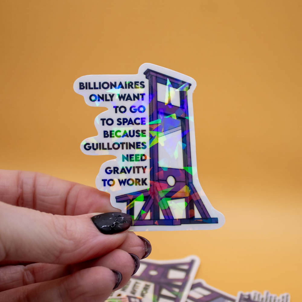 Billionaires in Space Sticker