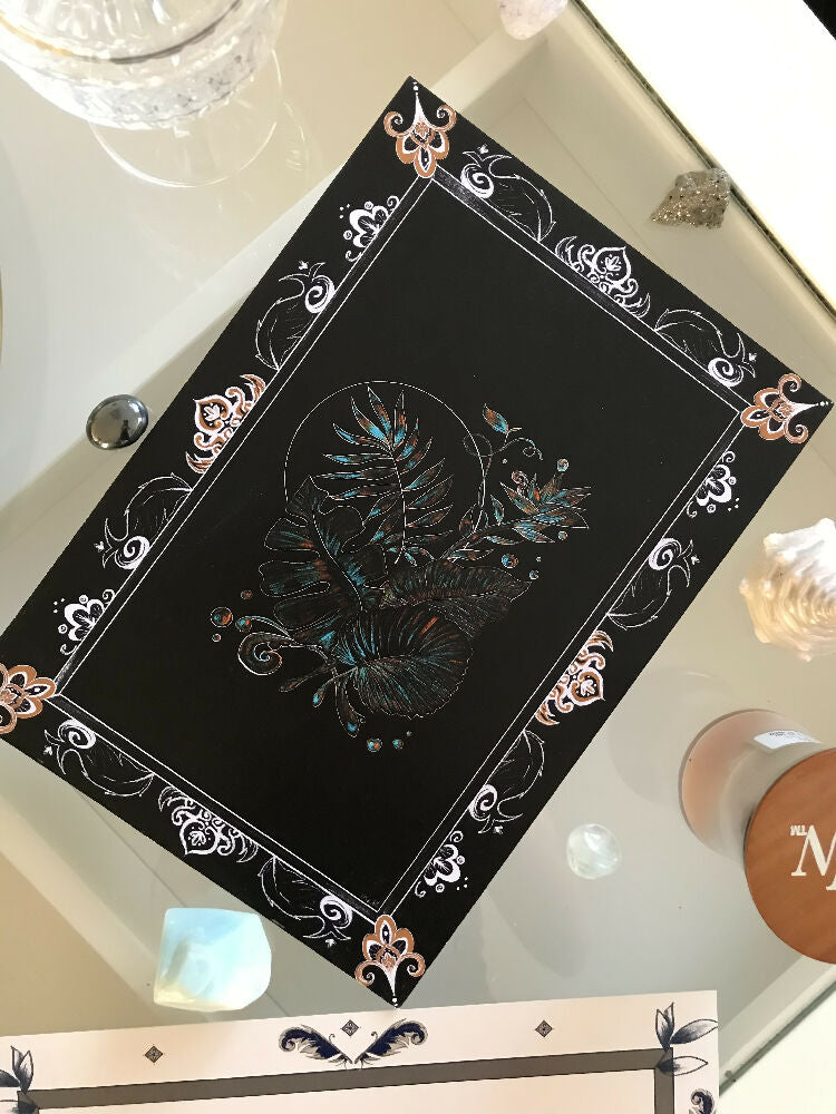 Floral Digital Illustration Print -Fantasia Floreale- A4 print 10