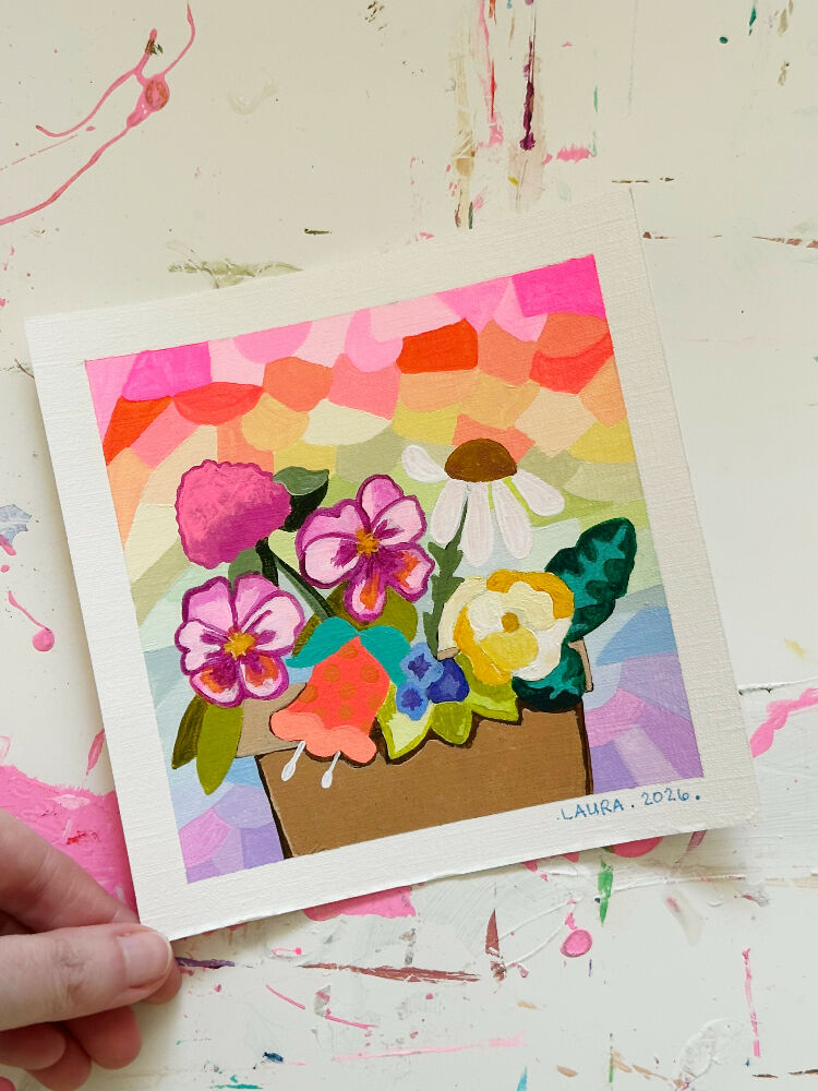 Happiness Square 11 Tiny Artwork