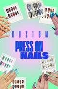 Custom Handmade Press On Nail Set Gel Nail Order Made to Order Personalized Different Styles
