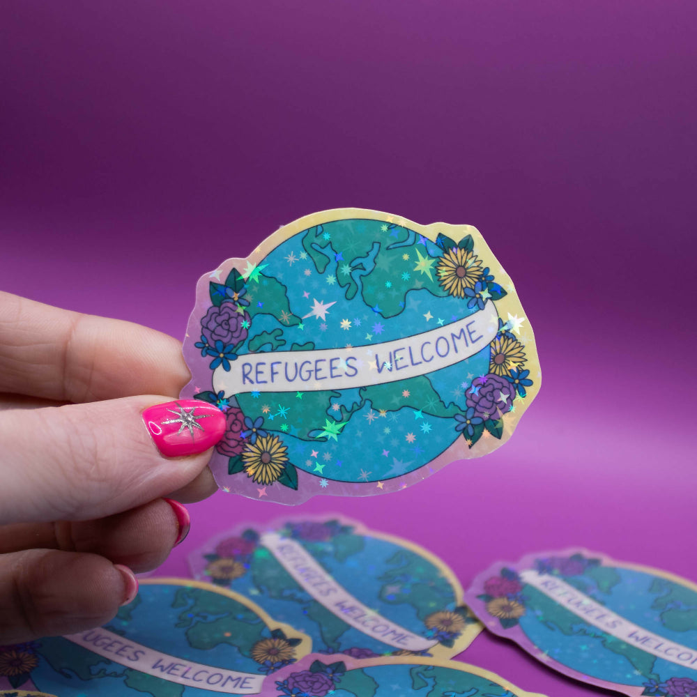 Refugees Welcome Sticker