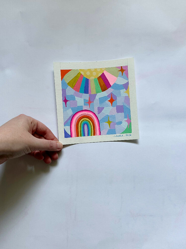 Happiness Square 6 Tiny Artwork