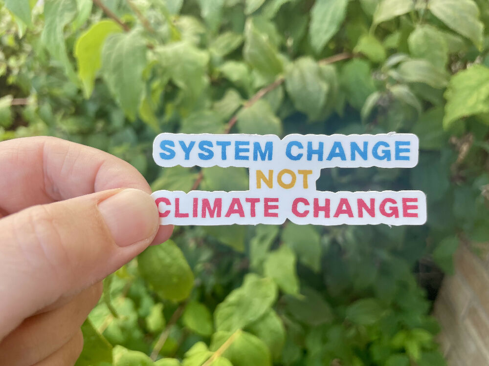 System Change Not Climate Change