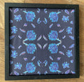 Fabric square - Electric Peonies