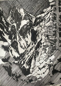 AI is Drinking Our Future Dry Point Intalgio Print