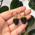 Beaded Blackberry Earrings
