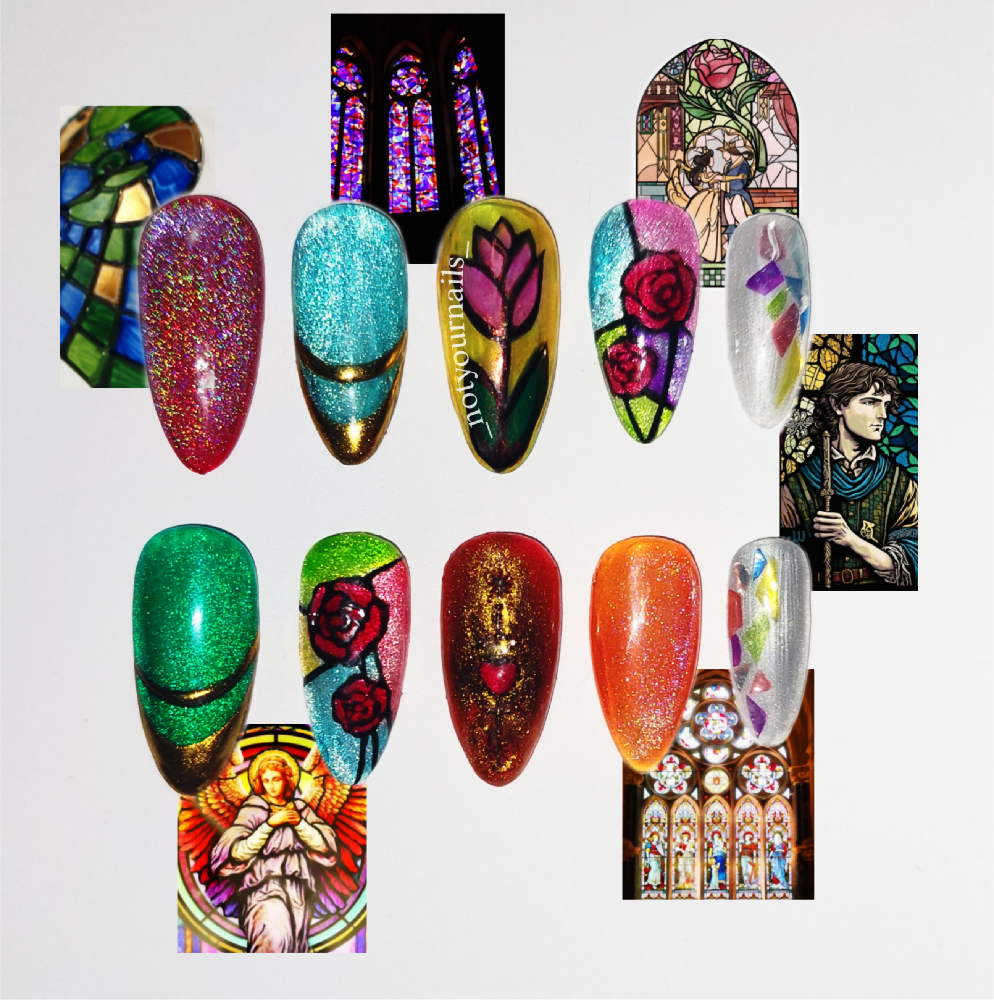 Custom Handmade Press On Nail Set Gel Nail Order Made to Order Personalized Different Styles