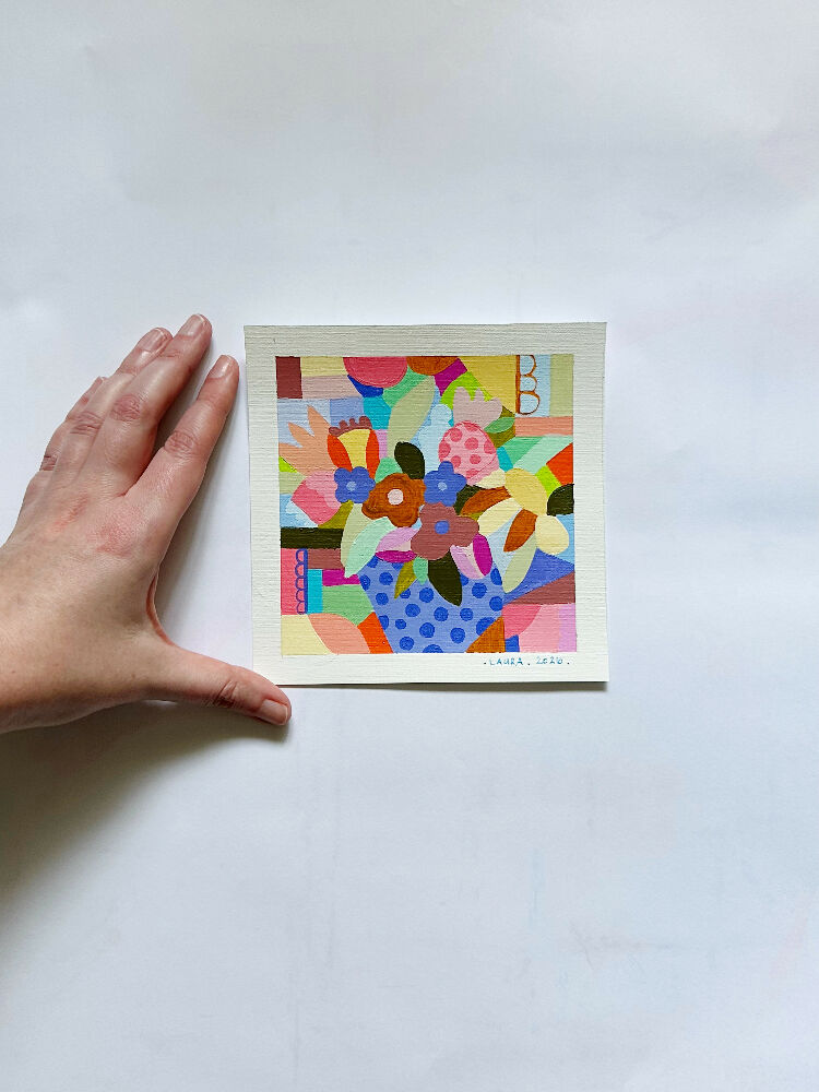 Happiness Square 7 Tiny Artwork