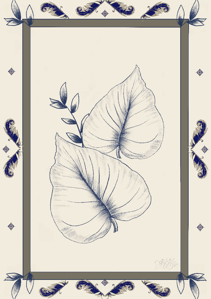 Floral Digital Illustration Print -Fantasia Floreale- A4 print 8