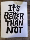 Custom Lettered Phrase