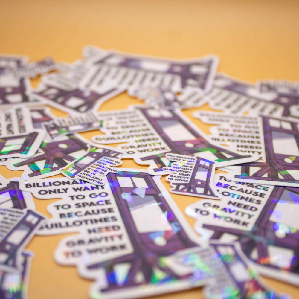 Billionaires in Space Sticker