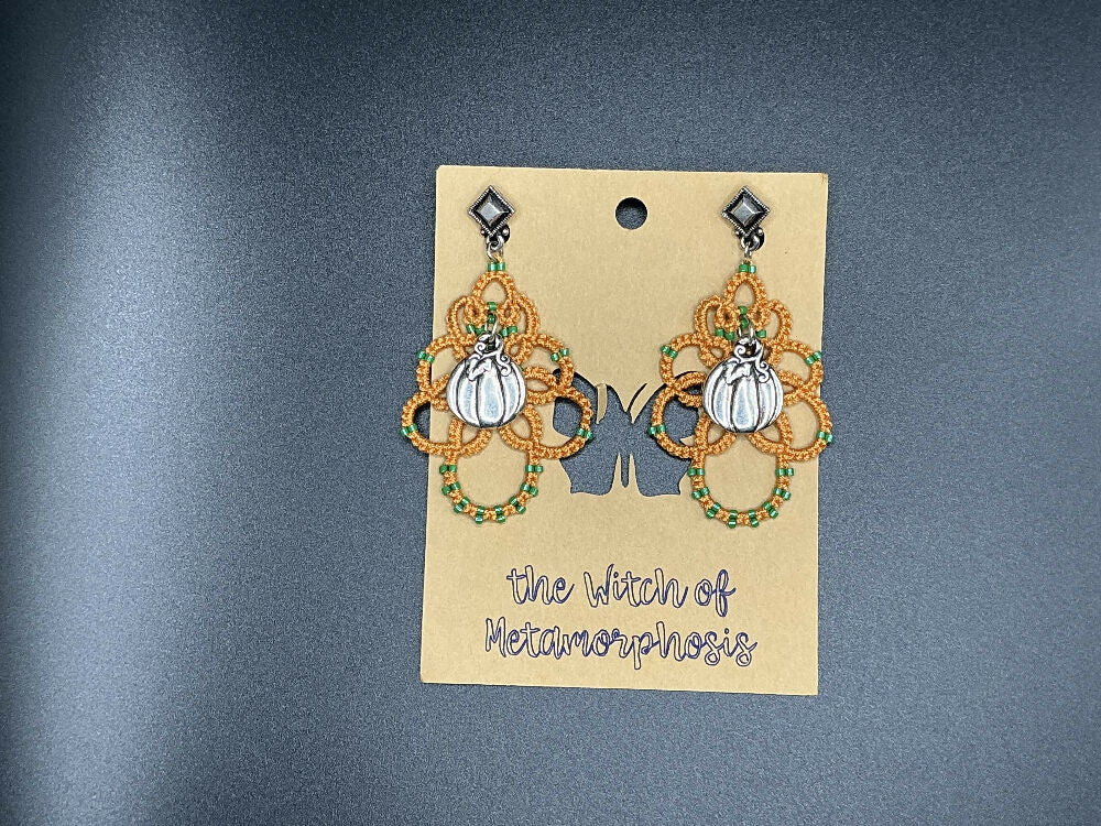 Pumpkin Earrings