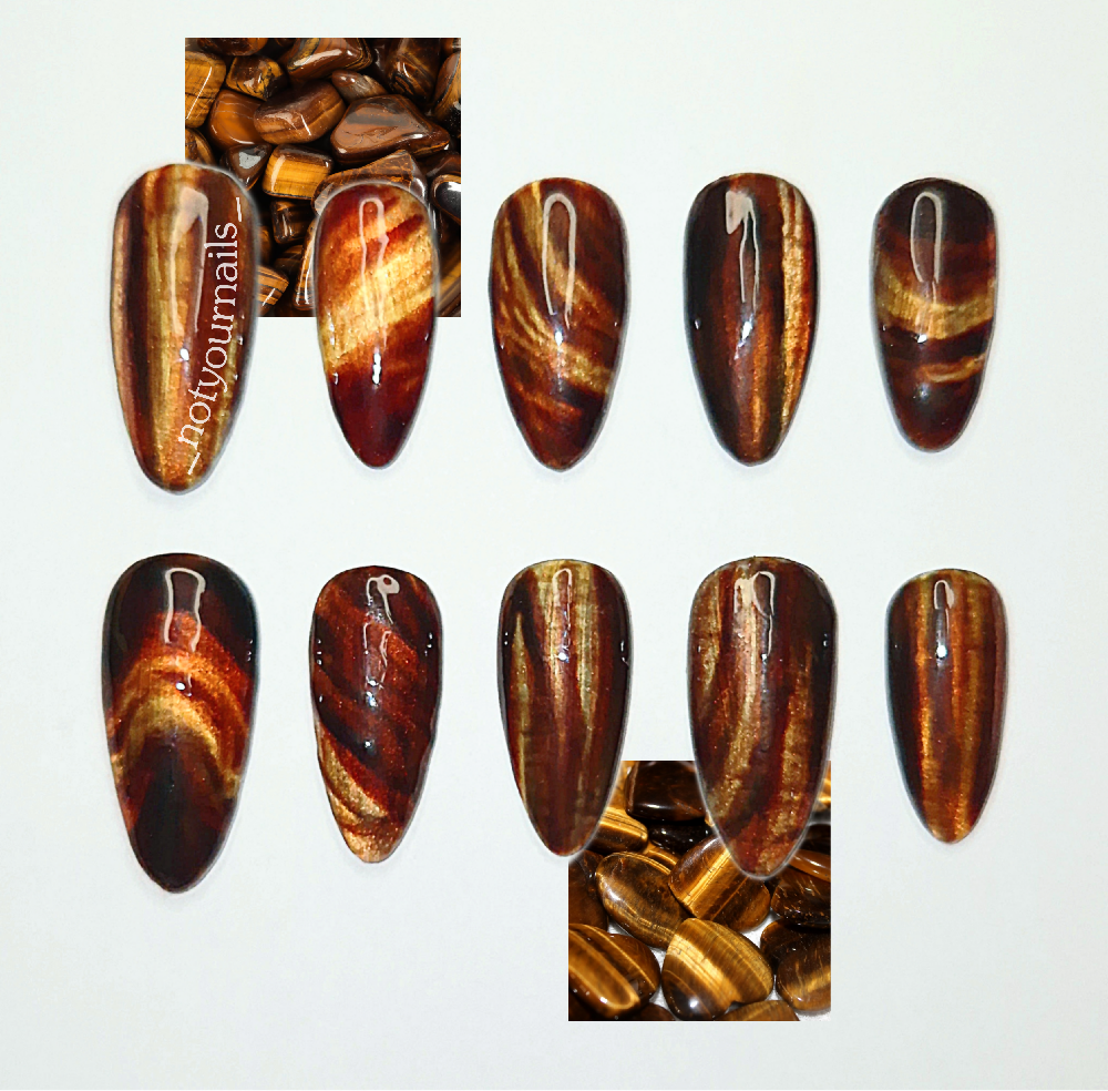 Custom Handmade Press On Nail Set Gel Nail Order Made to Order Personalized Different Styles