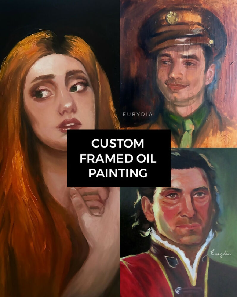 Framed Custom Oil Painting - 8 x 10in