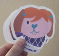 Cute Glossy JUMBO Stickers Original Characters