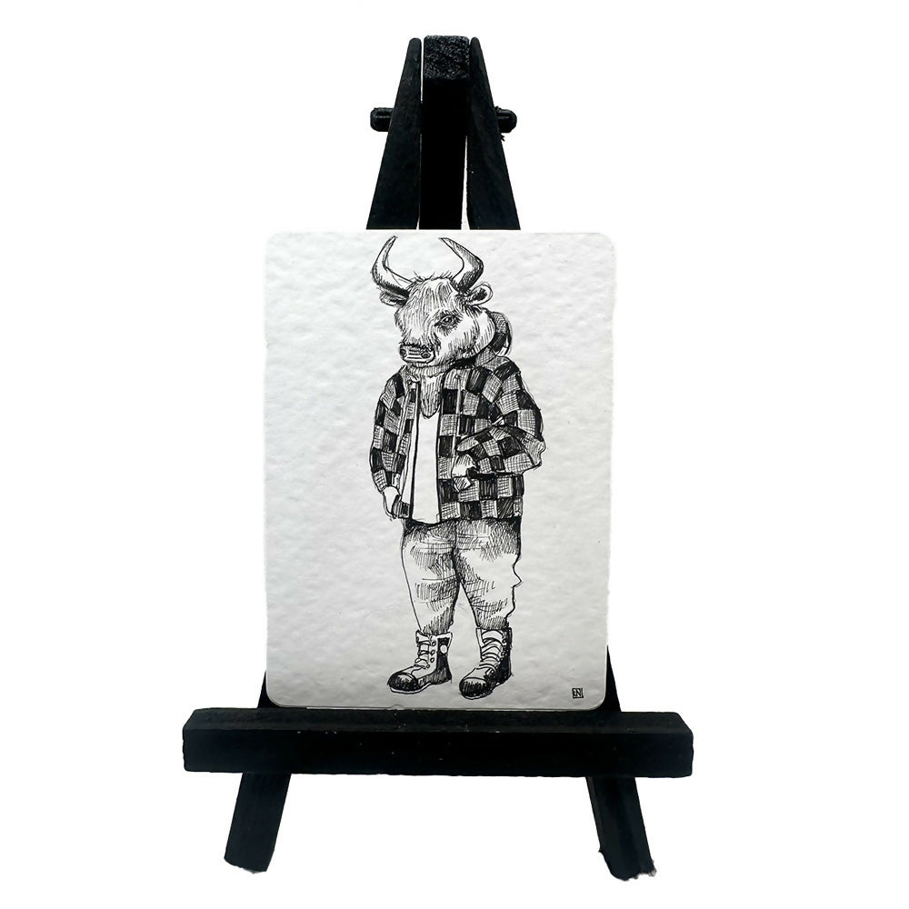 Jason - ACEO size ink drawing