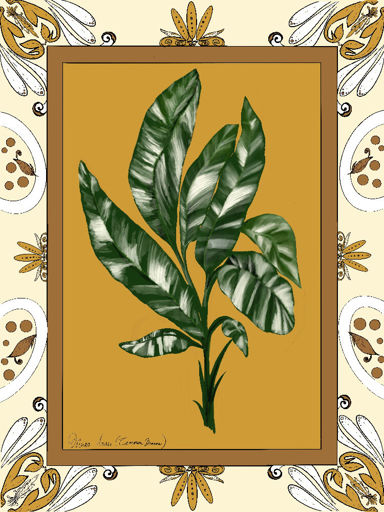 Floral Digital Illustration Print -Fantasia Floreale- A4plus print 11