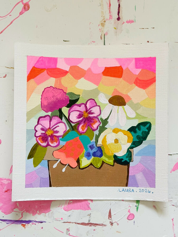 Happiness Square 11 Tiny Artwork