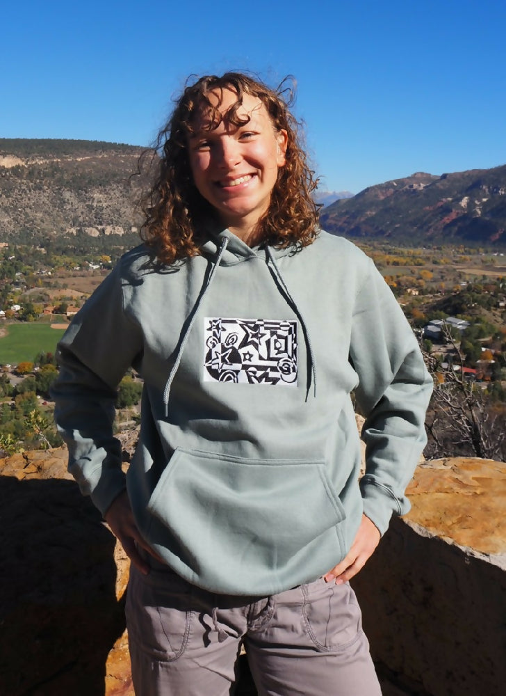 Mod Parade Embroidered Hoodie