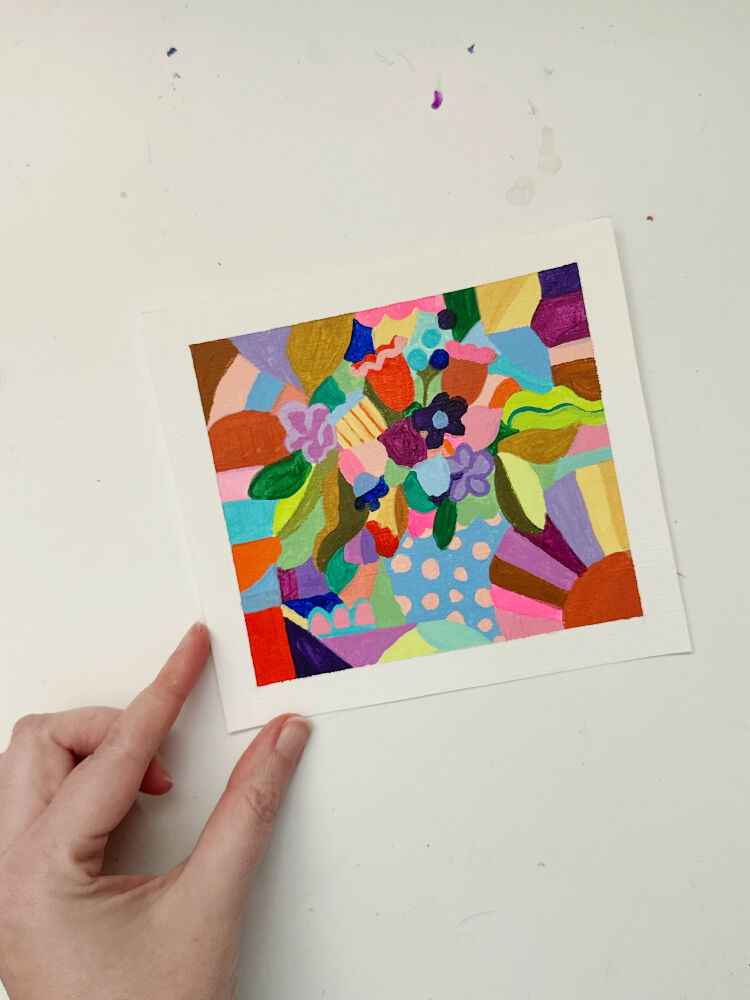 Happiness Square 4 Tiny Artwork