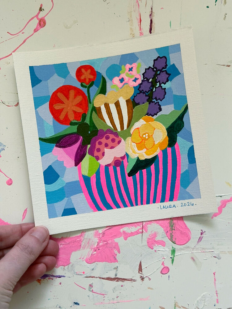 Happiness Square 10 Tiny Artwork