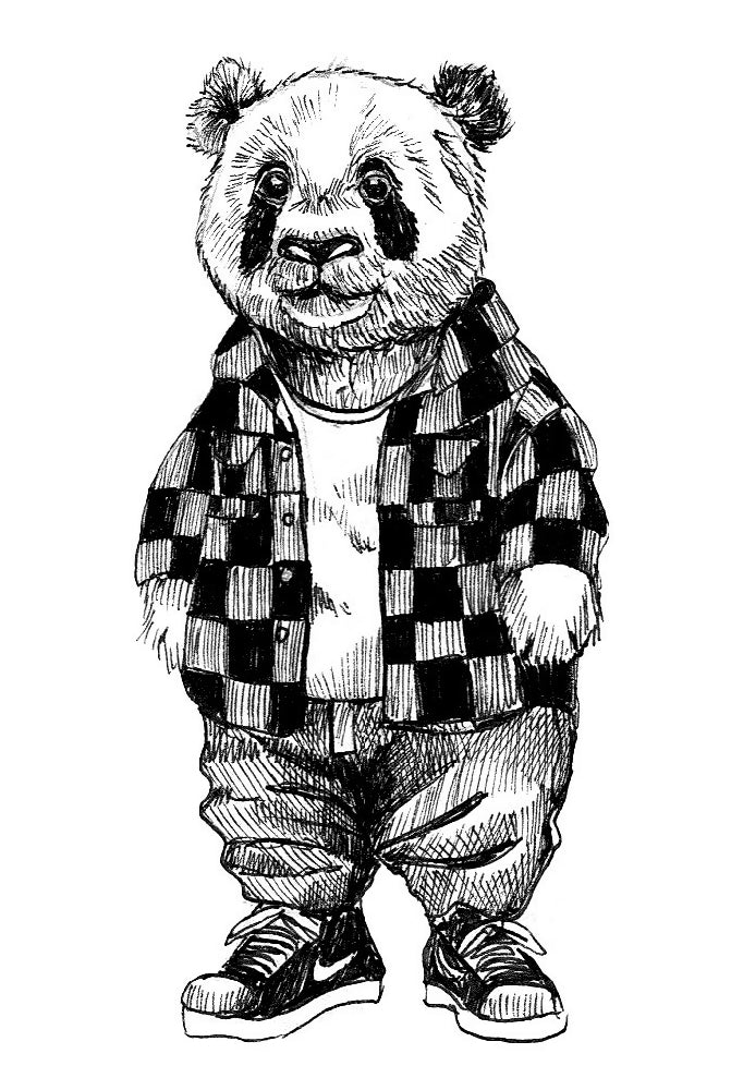 Matthew - ACEO size ink drawing