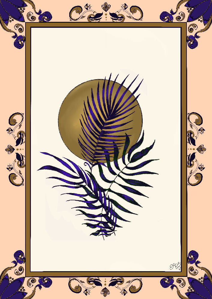 Floral Digital Illustration Print -Fantasia Floreale- A4 print 1