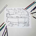 Coloring Sheet Bundle - Hand Drawn Digital Files