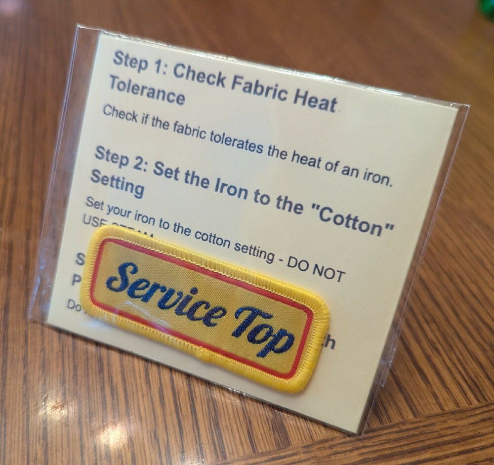 Service Top Patch (Iron On)