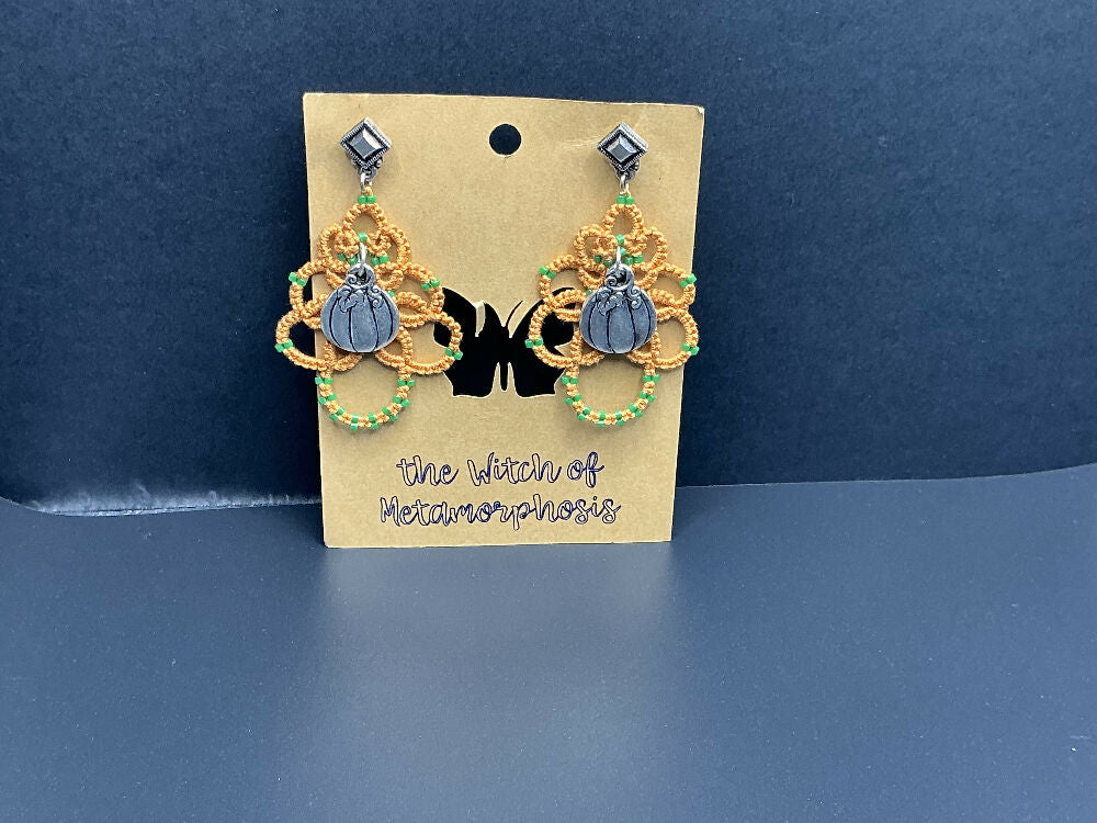 Pumpkin Earrings