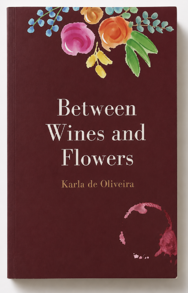Between Wines And Flowers -Book by Karla de Oliveira-